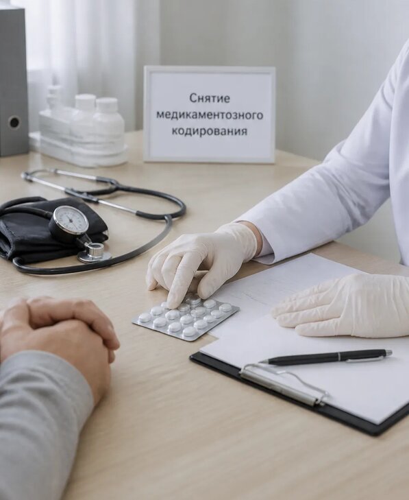 Снятие медикаментозного кодирования в Павловском Посаде от 5081 р. | Медзона